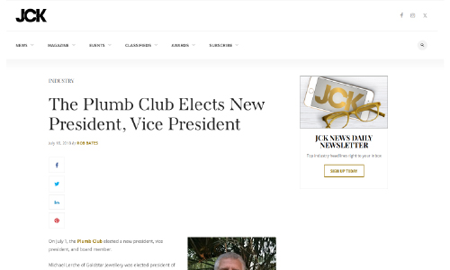 plum-elects New President
